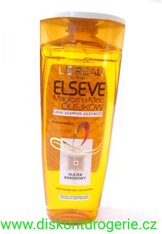 L\'Oréal Paris Elseve Extraordinary Oil Coco Weightless Nourishing Balm vyživující šampon pro normální až suché vlasy 400 ml