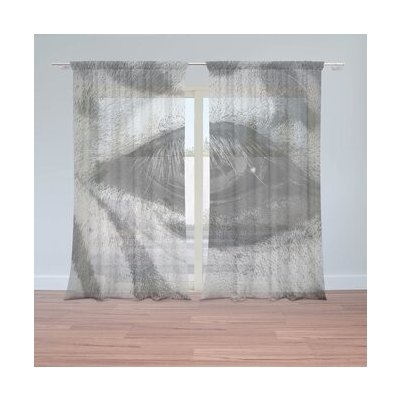Sablio Záclony Oko zebry: 2ks 150x250cm – Hledejceny.cz