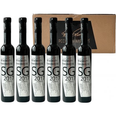 Pechor Sauvignon 2017 výběr z cibéb botritický sběr 10% 6 x 0,375 l (holá láhev) – Hledejceny.cz
