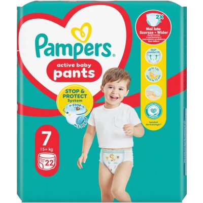 Pampers Active Baby 7 22 ks – Hledejceny.cz