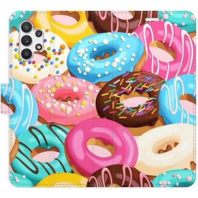 Pouzdro iSaprio Flip s kapsičkami na karty - Donuts Pattern 02 Samsung Galaxy A32 – Hledejceny.cz