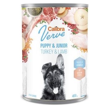 Calibra Dog Verve GF Junior Turkey&Lamb 400 g