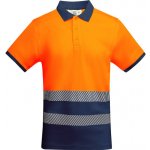 Roly Polokošile Atrio reflexní krátký rukáv pánská Oranžová/modrá 4XL – Zboží Dáma