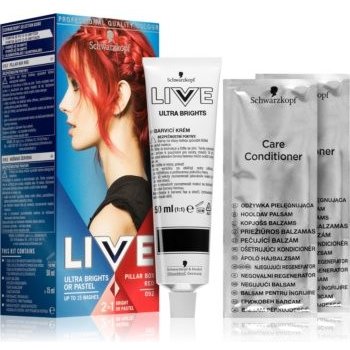 Schwarzkopf Live Ultra Brights or Pastel barva na vlasy 092 Pillar Box Red