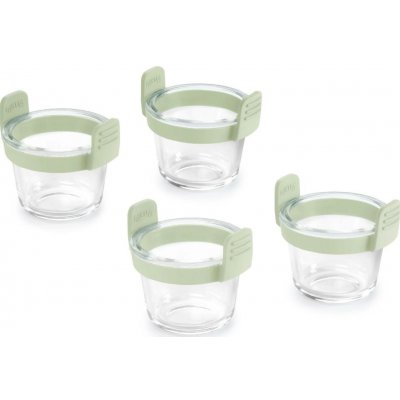 Sklenice do horkovzdušné fritézy 10 cm, sada 4 ks, sklo, Lékué – Zboží Mobilmania