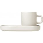 Blomus Šálek na espreso s táckem PILAR slonová kost 2 x 50 ml – Sleviste.cz