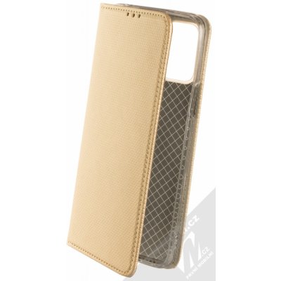 Pouzdro 1Mcz Magnet Book flipové LG K42 zlaté – Zboží Mobilmania