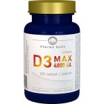 Pharma Activ Czech Vitamin D3 MAX 4000 I.U. 100 tablet – Hledejceny.cz
