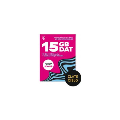 605 557 899 T-Mobile SIM karta, Zlaté číslo – Zboží Živě
