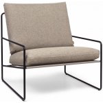 Ferm Living Křeslo Desert Dolce, black/dark sand – Hledejceny.cz