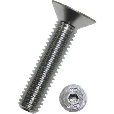 Šroub se zápustnou hlavou a vnitřním šestihranem DIN 7991 M3x6 mm nerez A2, 1 ks – Sleviste.cz