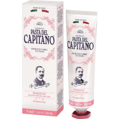 Pasta del Capitano 1905 Sensitive pro citlivé dásně a zuby 75 ml – Hledejceny.cz