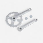 BTWIN Jednopřevodník se 36 zuby a klikou 152 mm hliníkový – Sleviste.cz
