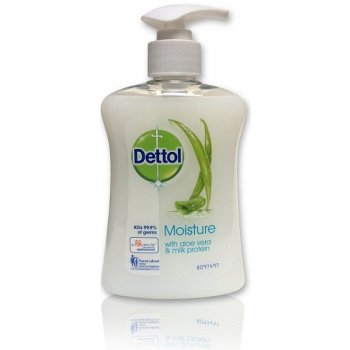 Dettol Moisture antibakteriální mýdlo s Aloe Vera dávkovač 250 ml