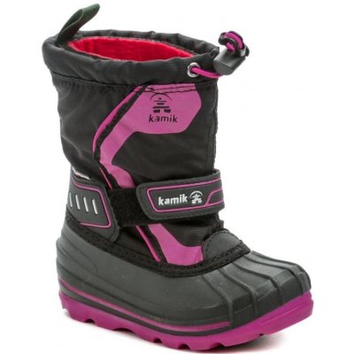 Kamik Snowcoast4 black magenta – Zboží Mobilmania