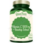 GreenFood Vitamin C 1000 mg + Rosehip Extract 60 kapslí – Hledejceny.cz