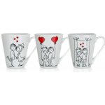 Banquet Hrnek keramický LOVE mix dekorů 330 ml – Zbozi.Blesk.cz