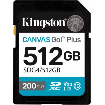 Kingston SDXC Class 10 512 GB SDG3/512GB – Zbozi.Blesk.cz