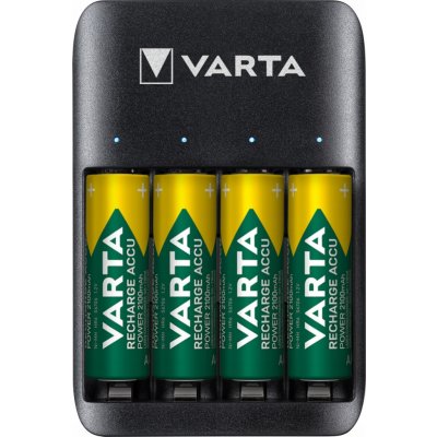 Varta Value USB Quattro Charger + 4x AA 2100 mAh 57652101451 – Zboží Živě