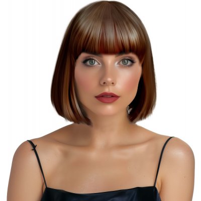 Paruka mikádo hnědé – Hledejceny.cz