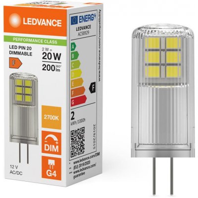 LEDVANCE LED žárovka G4 2W 20W teplá bílá 2700K stmívatelná – Hledejceny.cz