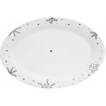 ORION Servírovací talíř VLOČKA 35 x 23,7 cm ovalný porcelán – Zboží Dáma