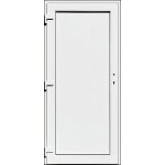 Smart WDS Vchodové dveře Agata Plné levé Bílá/Bílá 98x198 cm – Zboží Mobilmania