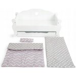 Small Foot Dřevěná postýlka pro panenku bílá – Zboží Dáma