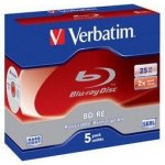 Verbatim BD-RE 25GB 2x, jewel, 5ks (43615) – Zbozi.Blesk.cz