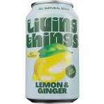 Living Things Soda citron a zázvor 330 ml – Hledejceny.cz