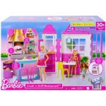 Barbie Restaurace s panenkou herní set HBB91 – Zboží Mobilmania