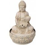 HOMESTYLING Fontána pokojová s LED osvětlením 29 cm Budha béžová KO-795202330bezo – Zboží Dáma