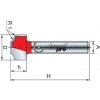 Fréza Stopková fréza tvarová na dřevo FREUD 39-15208 R=1,6 D=12,7 A= 8 bez ložiska