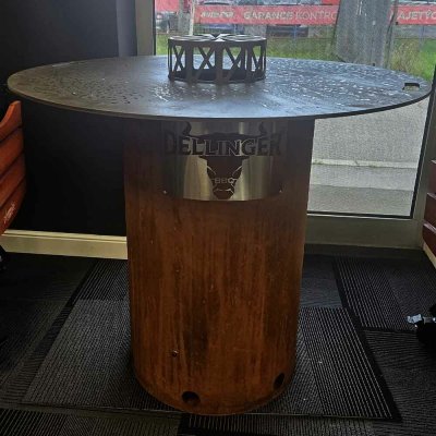 Corten-Steel Chef Gril Dellinger Smoke&Fire 1000 – Zboží Dáma