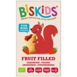 BISkids BIO měkké dětské sušenky s jahodovým pyré bez přidaného cukru 33% ovoce 120 g – Zboží Dáma