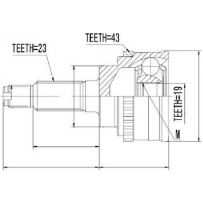 NTY Kloub poloosy SUZUKI IGNIS RG413/415 04- WAGON R+ RC410(E27)/RC413(E35) 04- | Zboží Auto