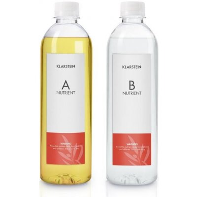 Klarstein GrowIt Nutri Kit 300, živný roztok, příslušenství, 2 x 300 ml (HGA2) – Hledejceny.cz