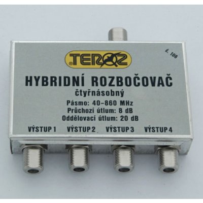 Teroz anténní rozbočovač T106XP – Hledejceny.cz