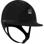 Samshield Jezdecká helma MissShield Shadowmatt 2.0 Shimmer leather Chrome black černá – Zboží Mobilmania