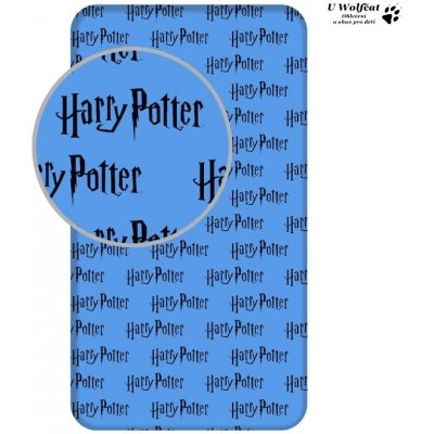 JERRY FABRICSS Prostěradlo Harry Potter HP111 Bavlna 90x200