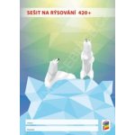 NNS Sešit na rýsování 420 bílé listy – Zboží Mobilmania