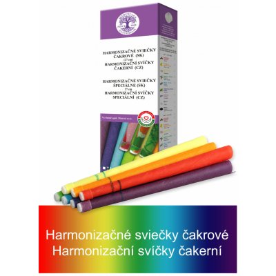 NaturheliX Čakrové svíčky 7 ks – Zbozi.Blesk.cz