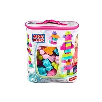 Mega Bloks First Builders Big Building Bag Girls 60 ks