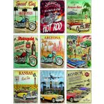 AG Design F-1065 Samolepka na zeď Auta a Motorky, rozměry 65 x 85 cm – Hledejceny.cz