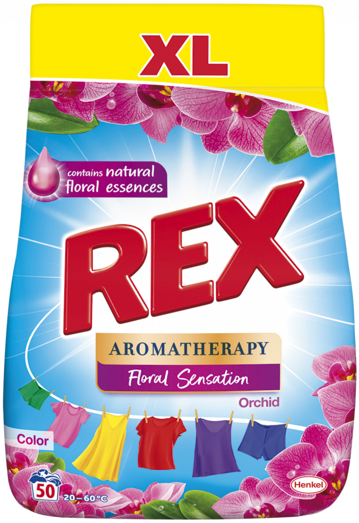 Rex Color Orchid prášek na praní 3 kg 50 PD