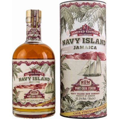 Navy Island Port Cask Finish Cask Strength 62,3% 0,7 l (tuba) – Zboží Mobilmania