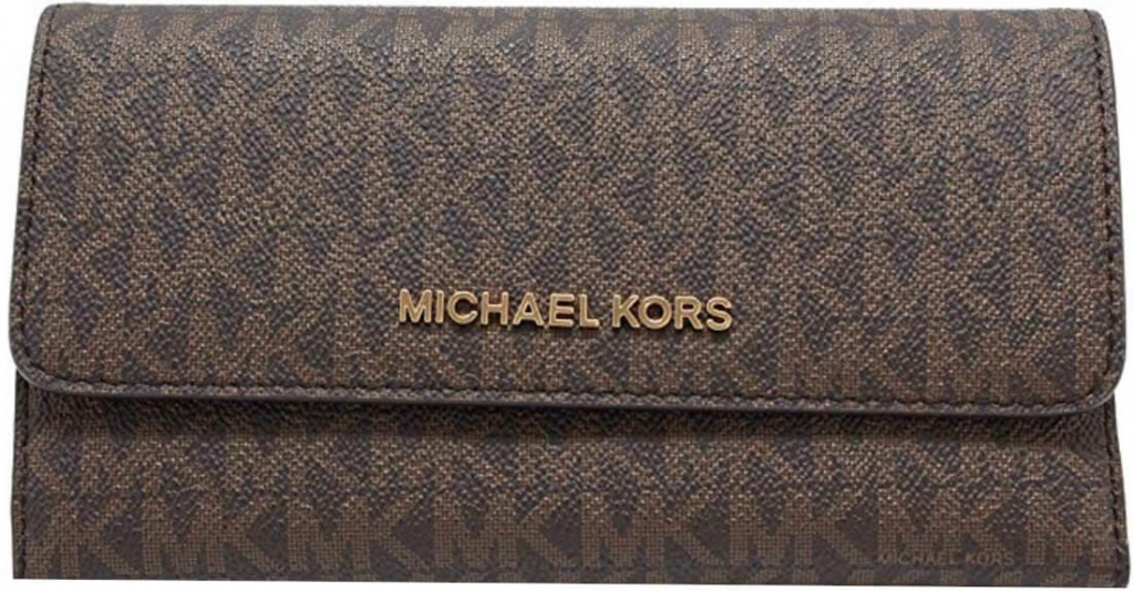 Michael Kors dámská kožená peněženka 192877938545 Brown signature od 3 003  Kč - Heureka.cz