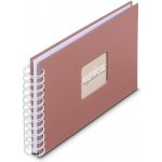 Hama album klasické spirálové FINE ART 24x17 cm, 50 stran, terra, bílé listy – Hledejceny.cz