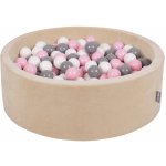 KiddyMoon Velvet Ball Pool 90x30 cm + 300 míčků – Zboží Dáma