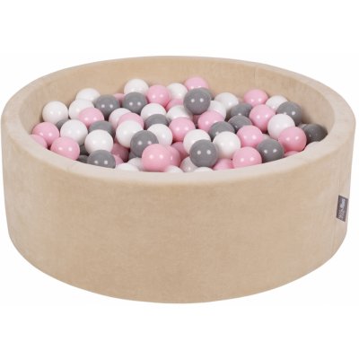 KiddyMoon Velvet Ball Pool 90x30 cm + 300 míčků – Zboží Dáma